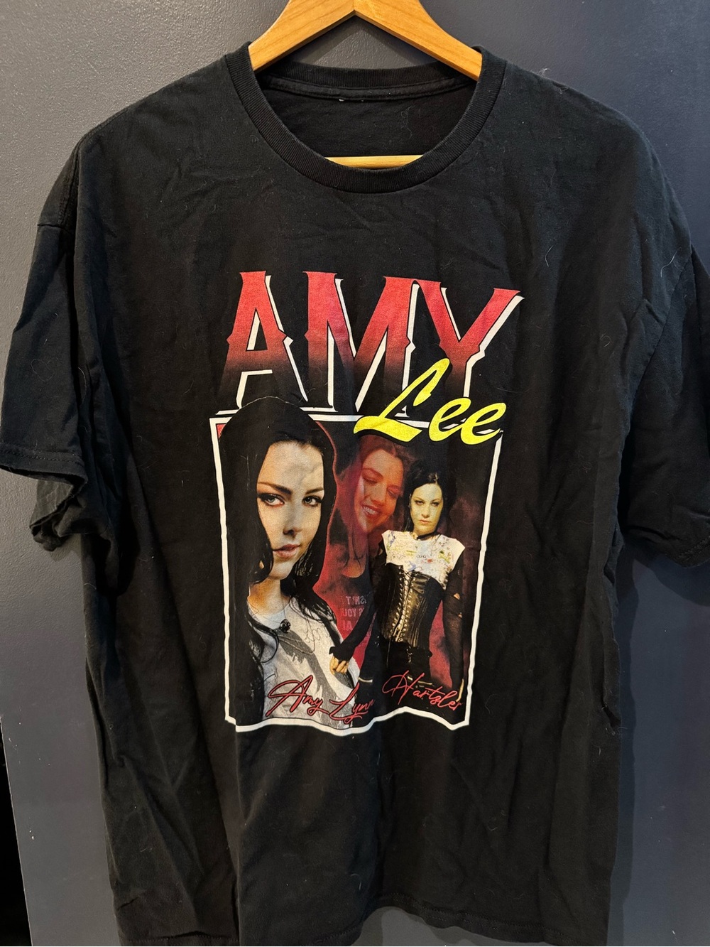 Amy Lee Evanescence Graphic T-Shirt Black